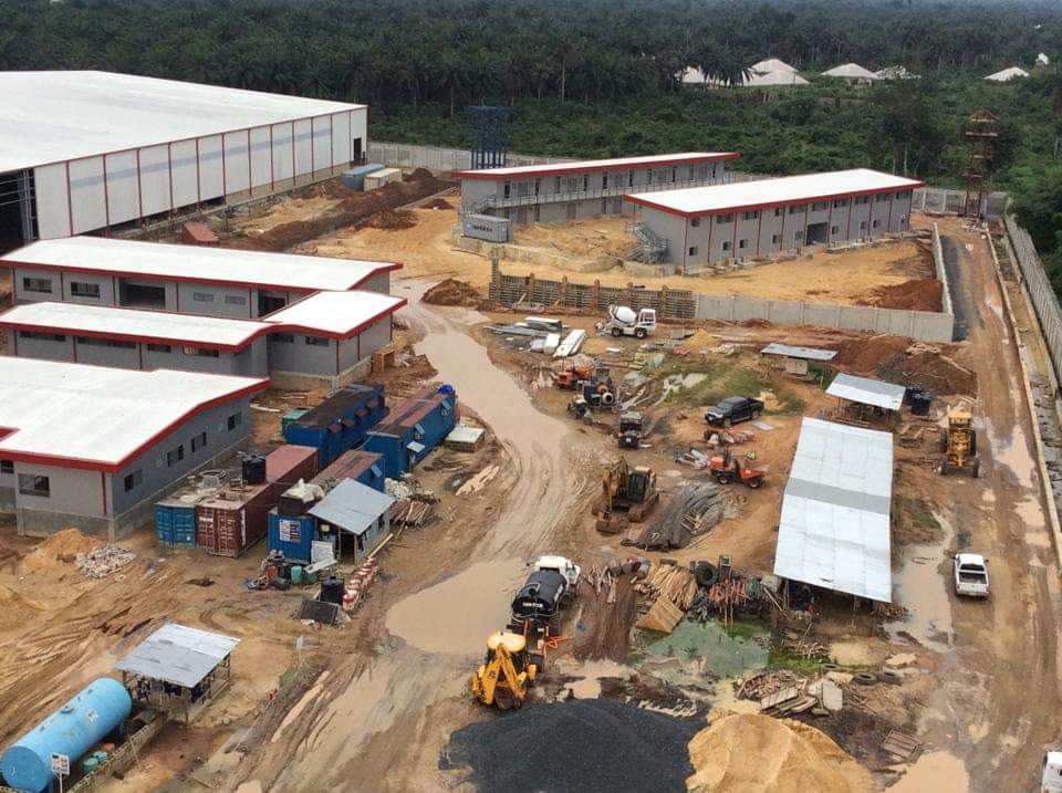 Completion of Gz Industries in Agbara, Ogun State.